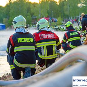 Feuerwehrfontäne Hrádek nad Nisou #2