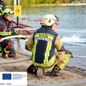 Feuerwehrfontäne Hrádek nad Nisou #3