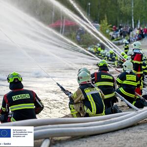 Feuerwehrfontäne Hrádek nad Nisou #6
