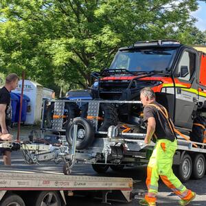 Dobrovolní hasiči v Jablonném v Podještědí dostali techniku a vybavení na hašení lesních požárů #1