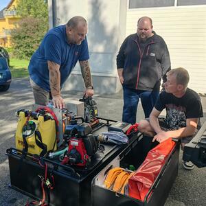 Dobrovolní hasiči v Jablonném v Podještědí dostali techniku a vybavení na hašení lesních požárů #3