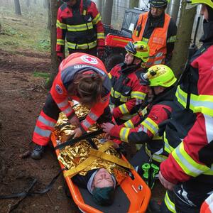 Společné cvičení na téma „K záchraně osob včetně transportu z náročného terénu #4