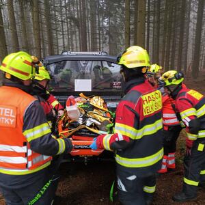 Společné cvičení na téma „K záchraně osob včetně transportu z náročného terénu #5