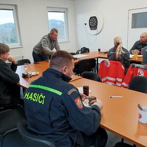 Společné školení na téma „Využití spojovací techniky, vysílačky při živelných pohromách na společné frekvenci“ #5