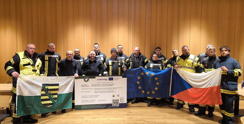 Společný výcvik členů dobrovolných hasičských sborů