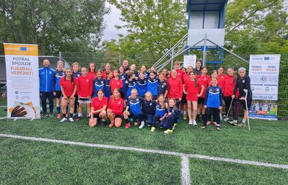 Společné tréninkové soustředění týmu dívek U13: Chemnitzer FC a FK Baník Most-Souš prohlubují spolupráci