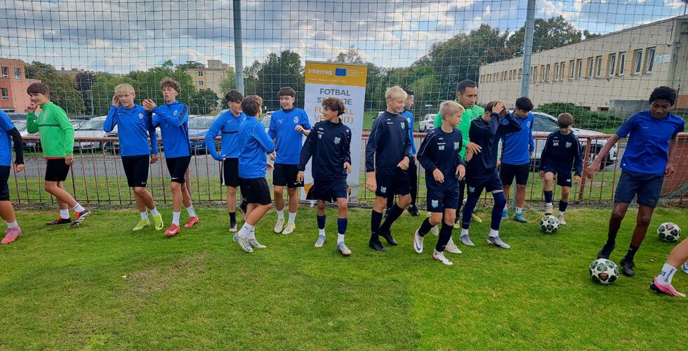 Gemeinsames Training U14 Chemnitz & U15 Baník Most-Souš – 29.09.2025 in Most