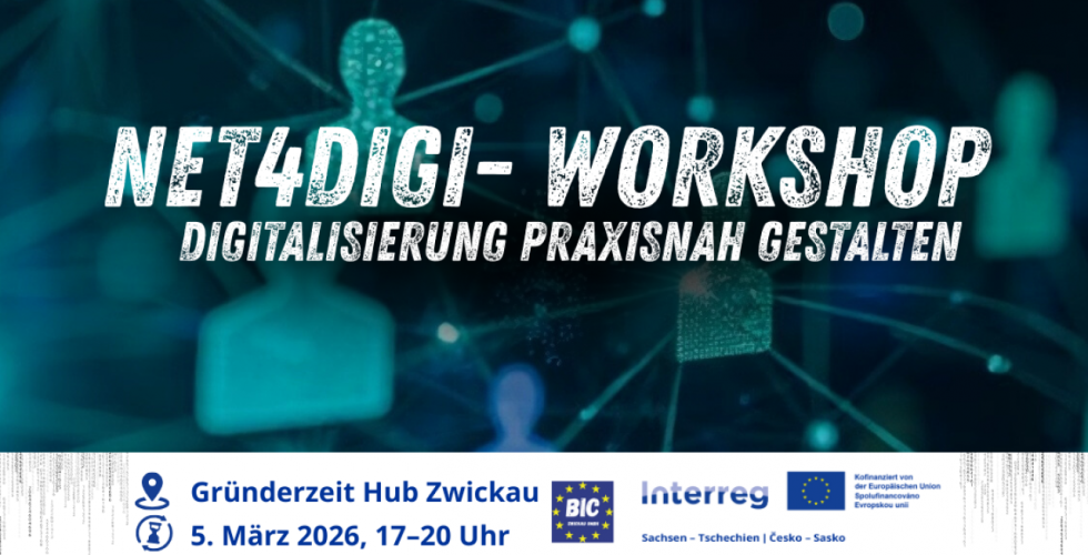 NET4DIGI: Digitalisierung praxisnah gestalten. Workshop.