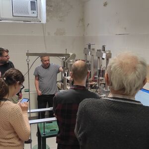 Laborrundgang in KU Prag / Prohlídka laboratoří KU Praha