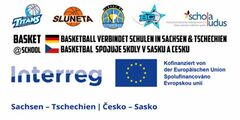BASKET@School - basketbal spojuje školy v Sasku a Česku - Logo