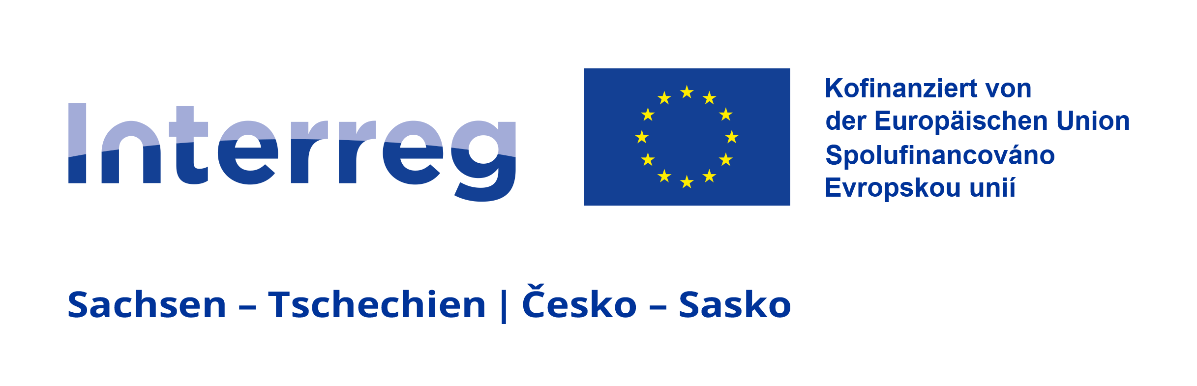 Interreg Sachsen - Tschechien | Cesko - Sasko, Kofinanziert von der Europäischen Union. Spolufinancovano Evropskou unii 